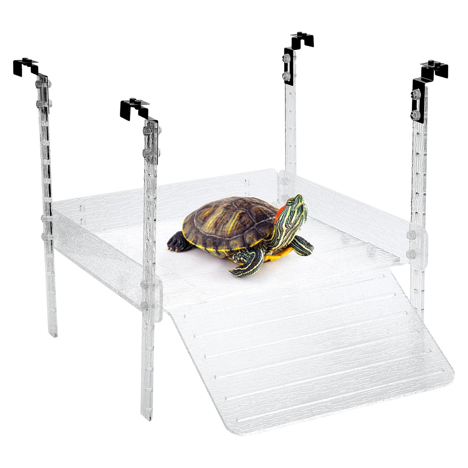 Plataforma de Sol para Tortugas Leyouland 40 Galones Ajustable