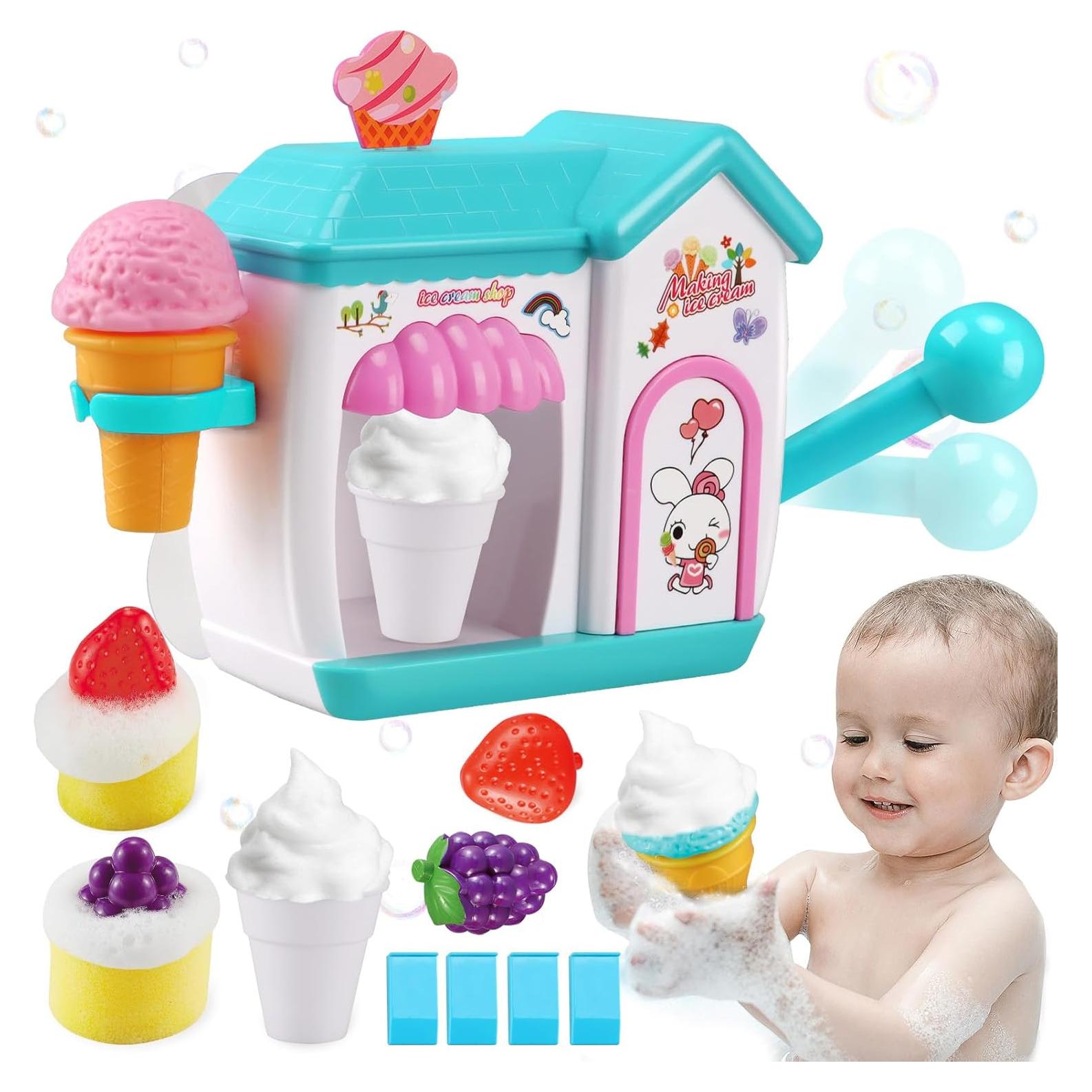 Juguete de Baño Gretex Helado de Burbujas Azul 28.5x15.8cm