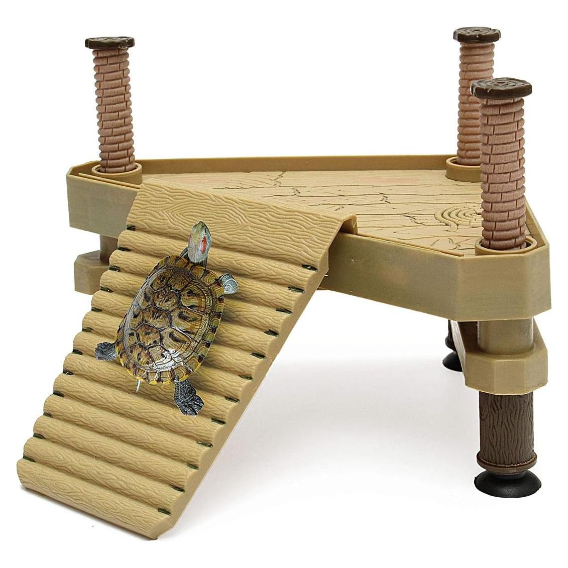 Plataforma Flotante para Tortugas Allpdesky con Rampa 30.48x25.4 cm