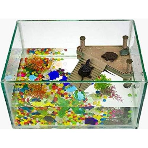 Plataforma Flotante para Tortugas Allpdesky con Rampa 30.48x25.4 cm