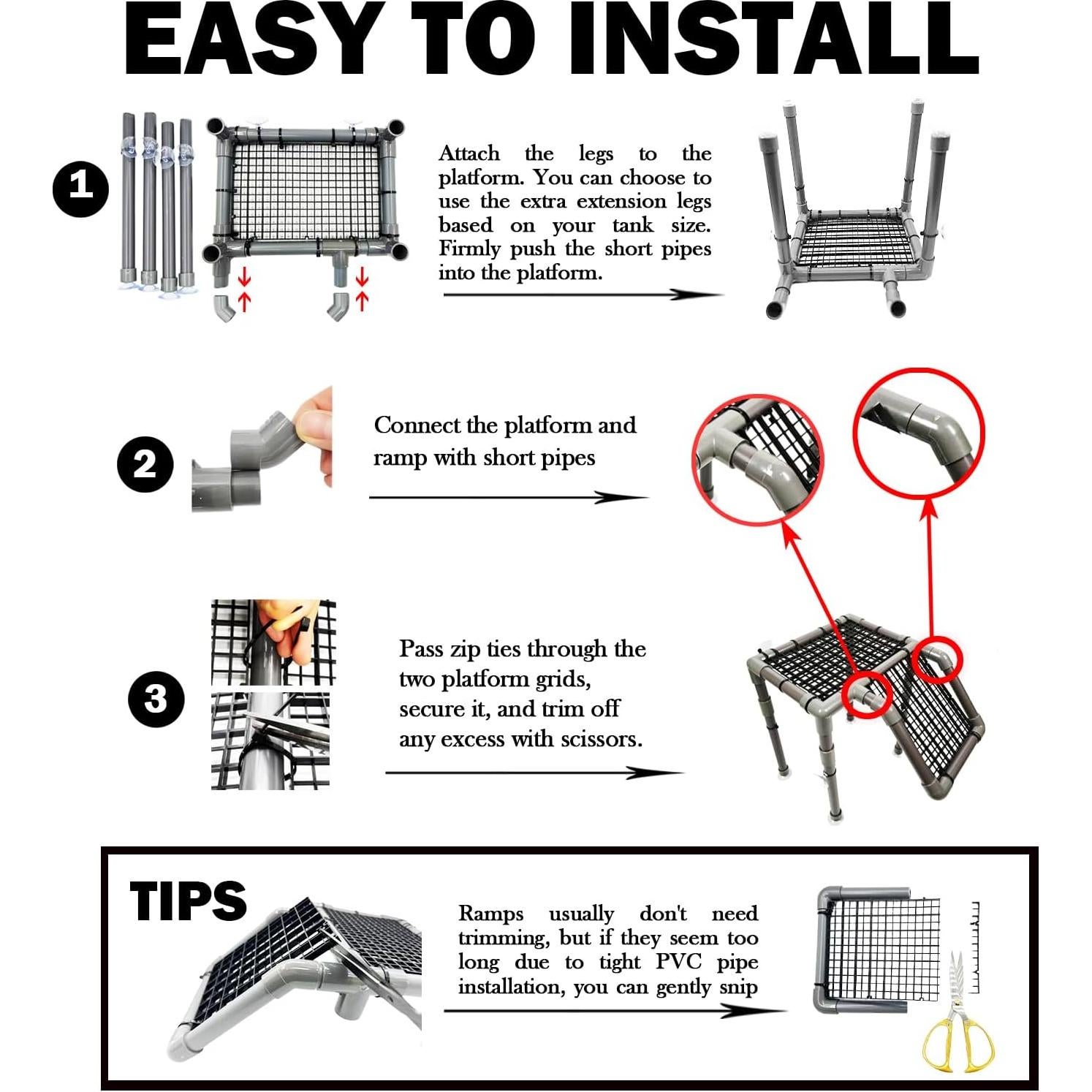 Plataforma Grande para Tomar el Sol Tortugas StellarOcean 10.8"