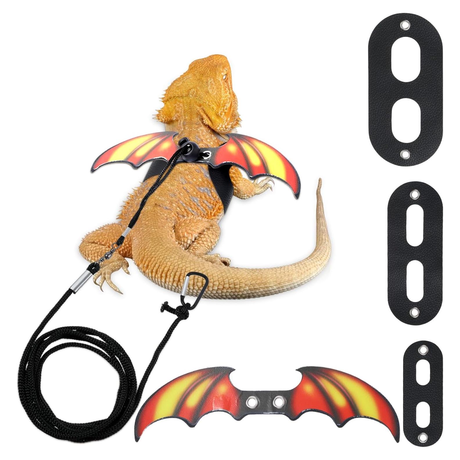 Arnés y Correa Ajustable para Dragón Barbudo HJZHII - 3 Tamaños