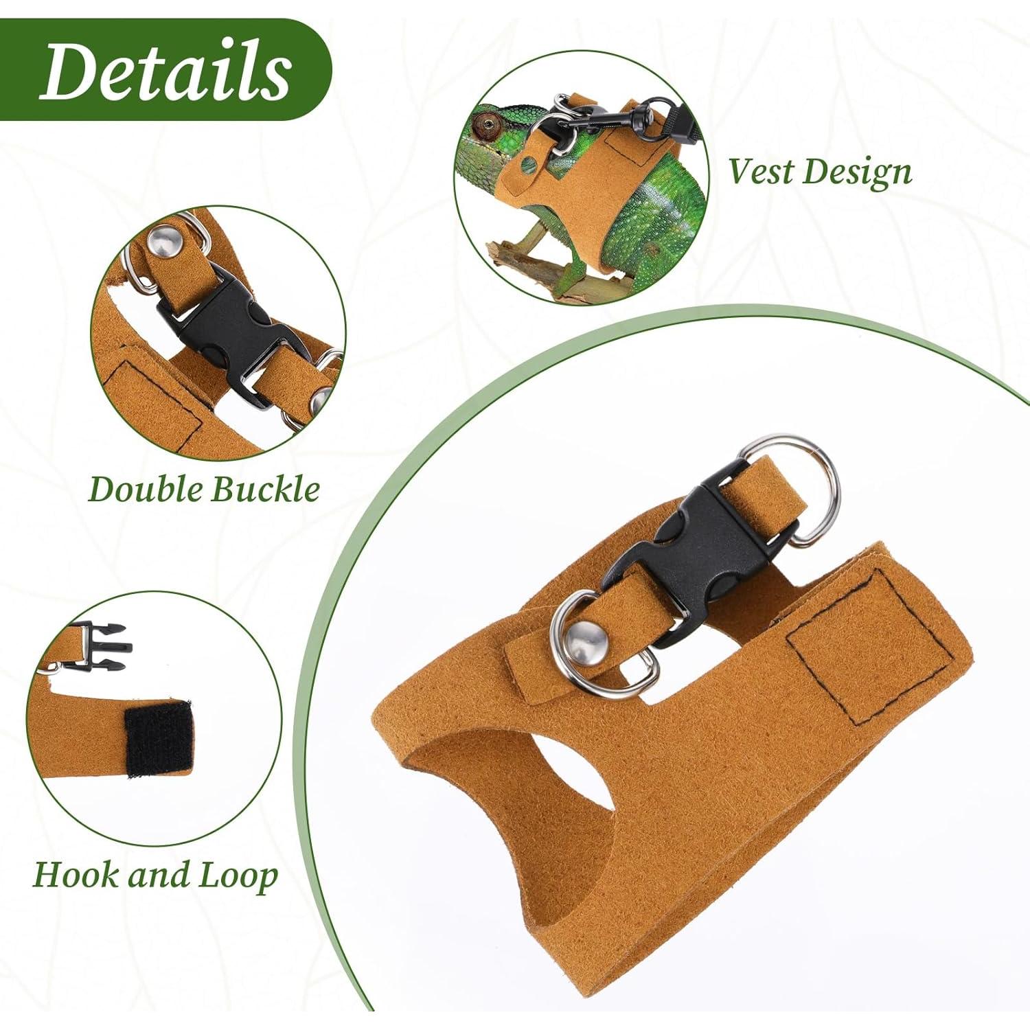 Conjunto de Arnés y Correa para Dragón Barbudo Bewudy - 3 Tamaños