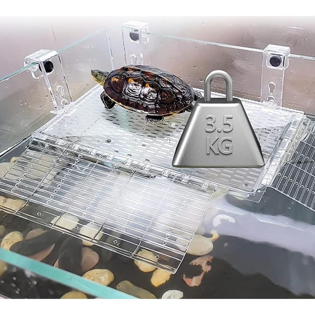 Plataforma de Sol para Tortugas YXQ Grande Acrílico 30x18cm