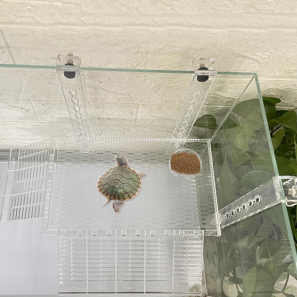 Plataforma de Sol para Tortugas YXQ Grande Acrílico 30x18cm