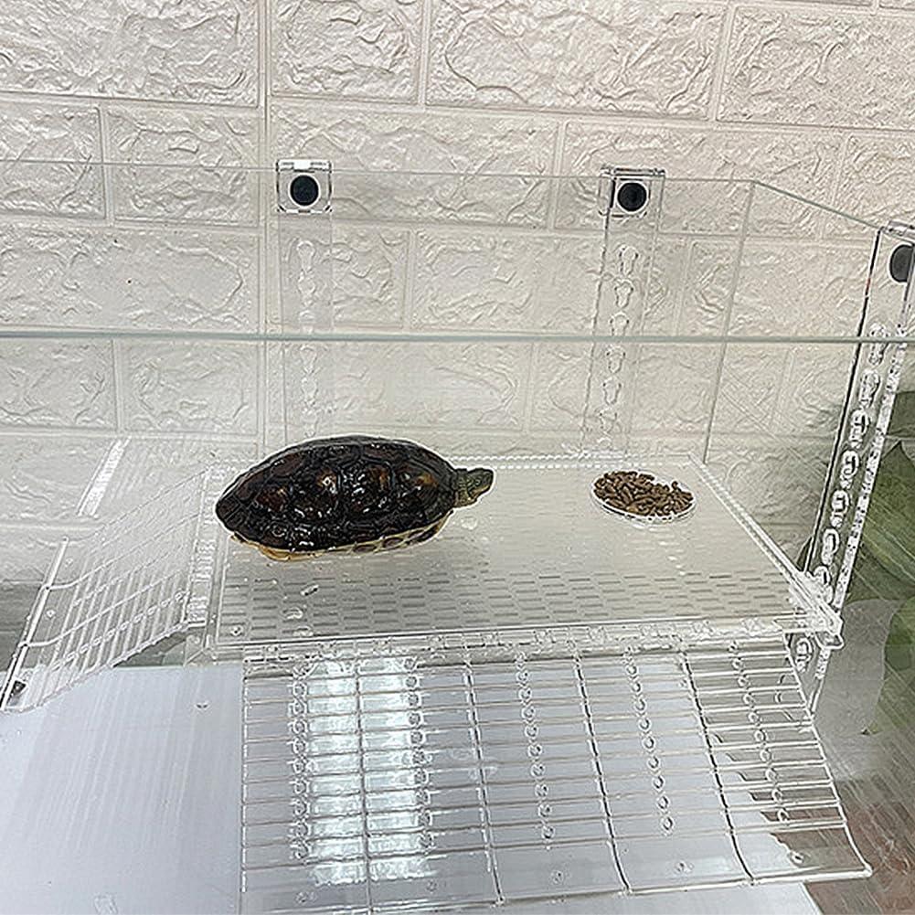 Plataforma de Sol para Tortugas YXQ Grande Acrílico 30x18cm