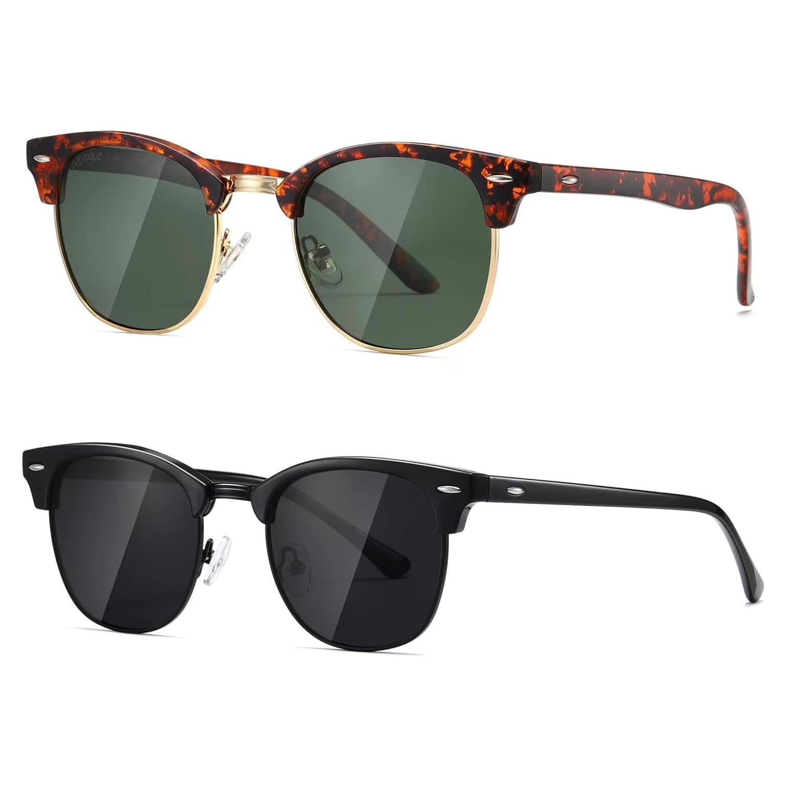 Gafas de sol AEVOGUE Vision UV400 unisex retro semi sin montura