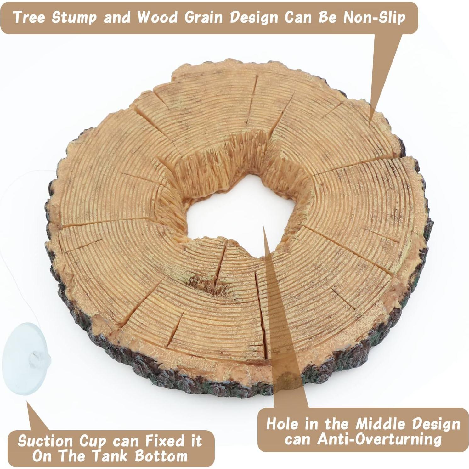 Isla Flotante Redonda AQUA KT para Tortugas 22.5 cm Antideslizante