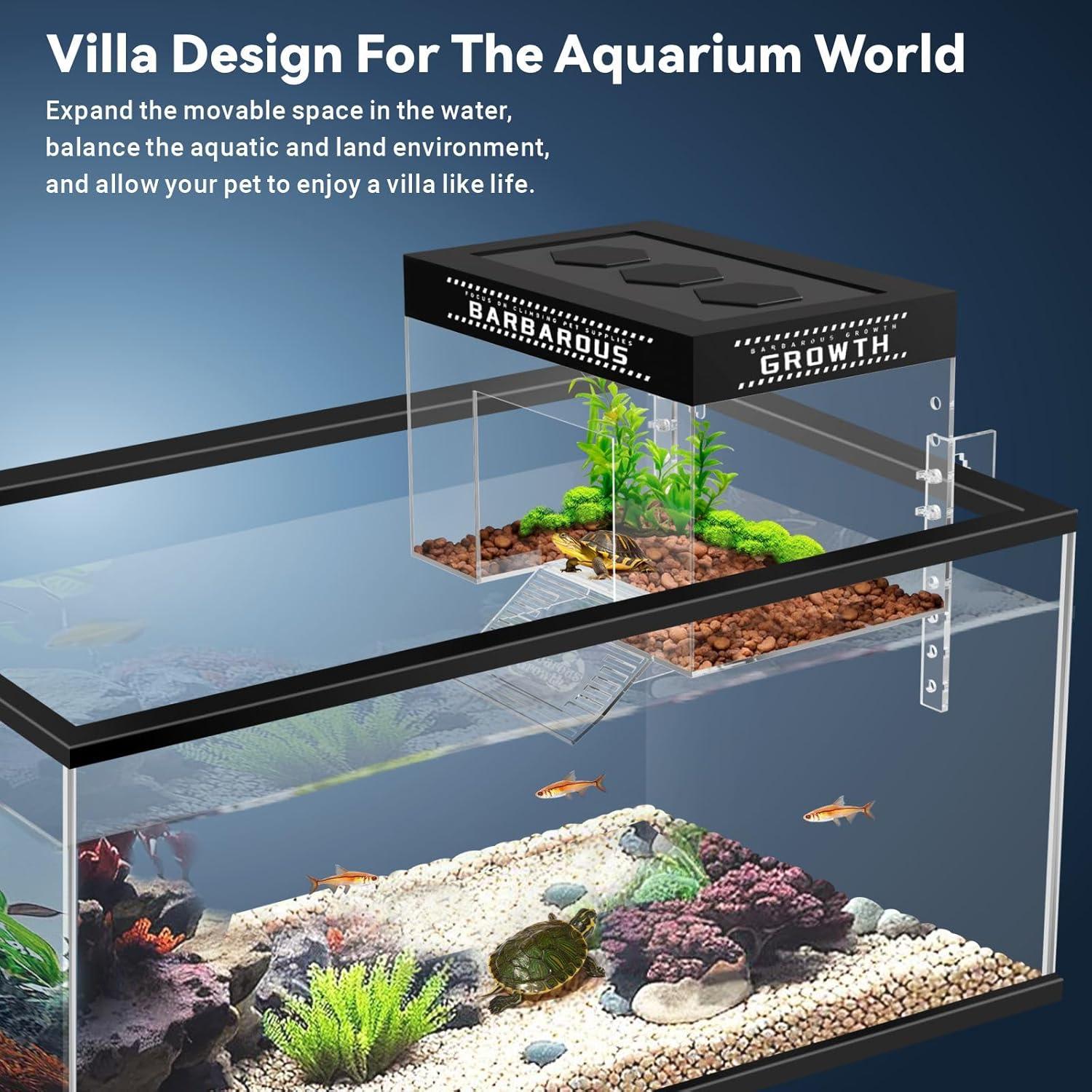 Plataforma de Basking Ajustable GOZILLA para Tortugas Pequeñas