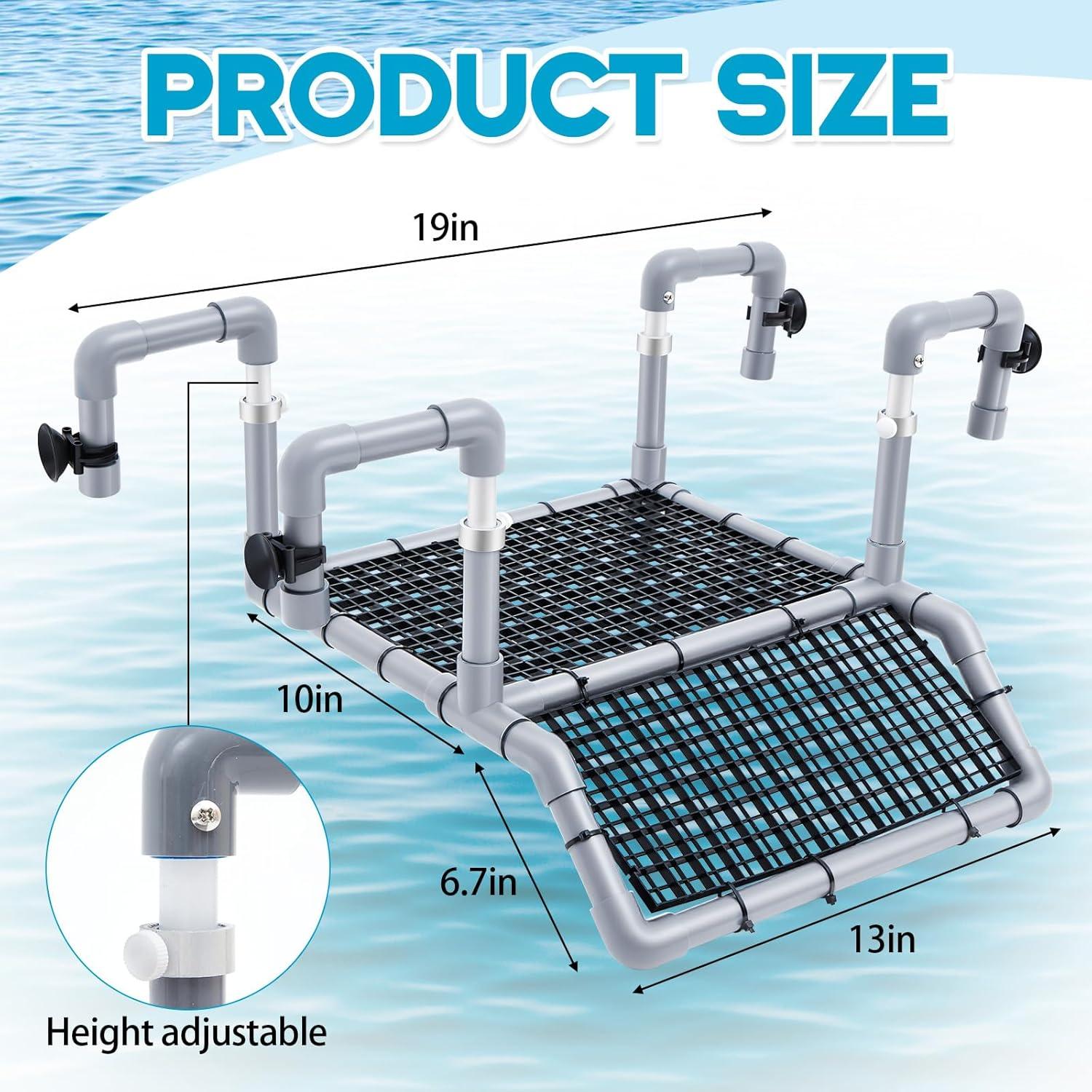 Plataforma de Sol para Tortugas Chunful 33 cm Ajustable