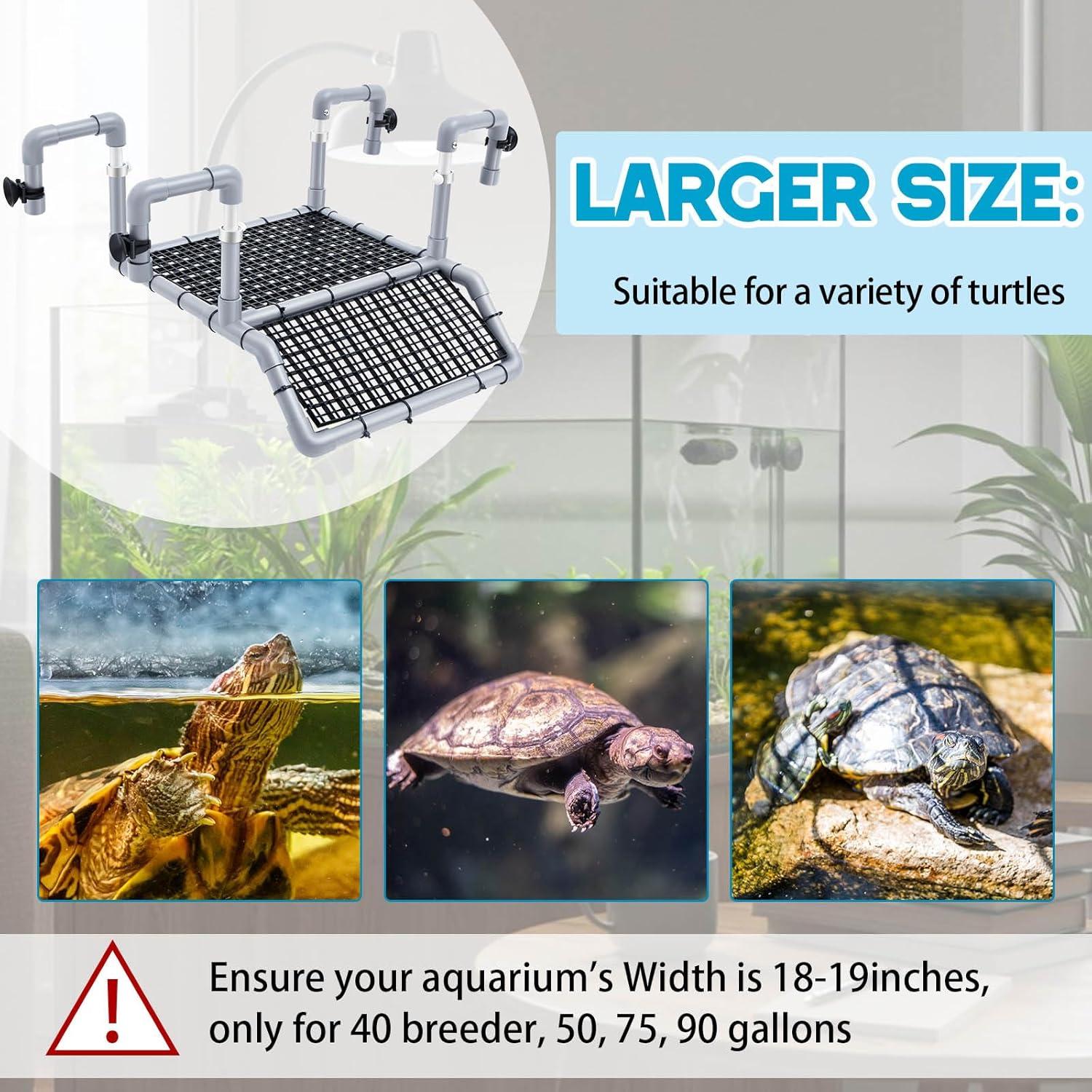 Plataforma de Sol para Tortugas Chunful 33 cm Ajustable