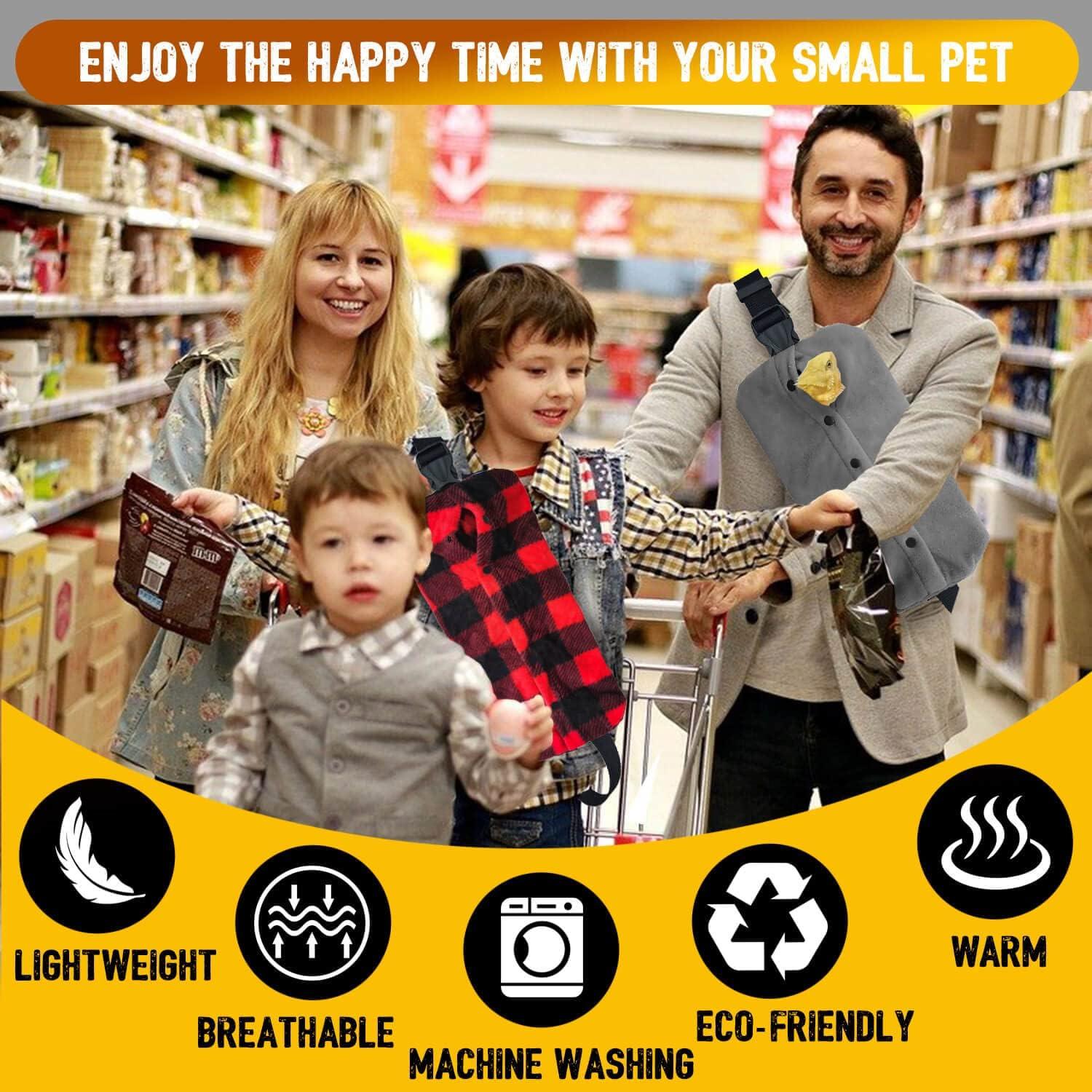 Arnés y Correa de Cuero Ajustable WATFOON + Bolsa Transportadora XL