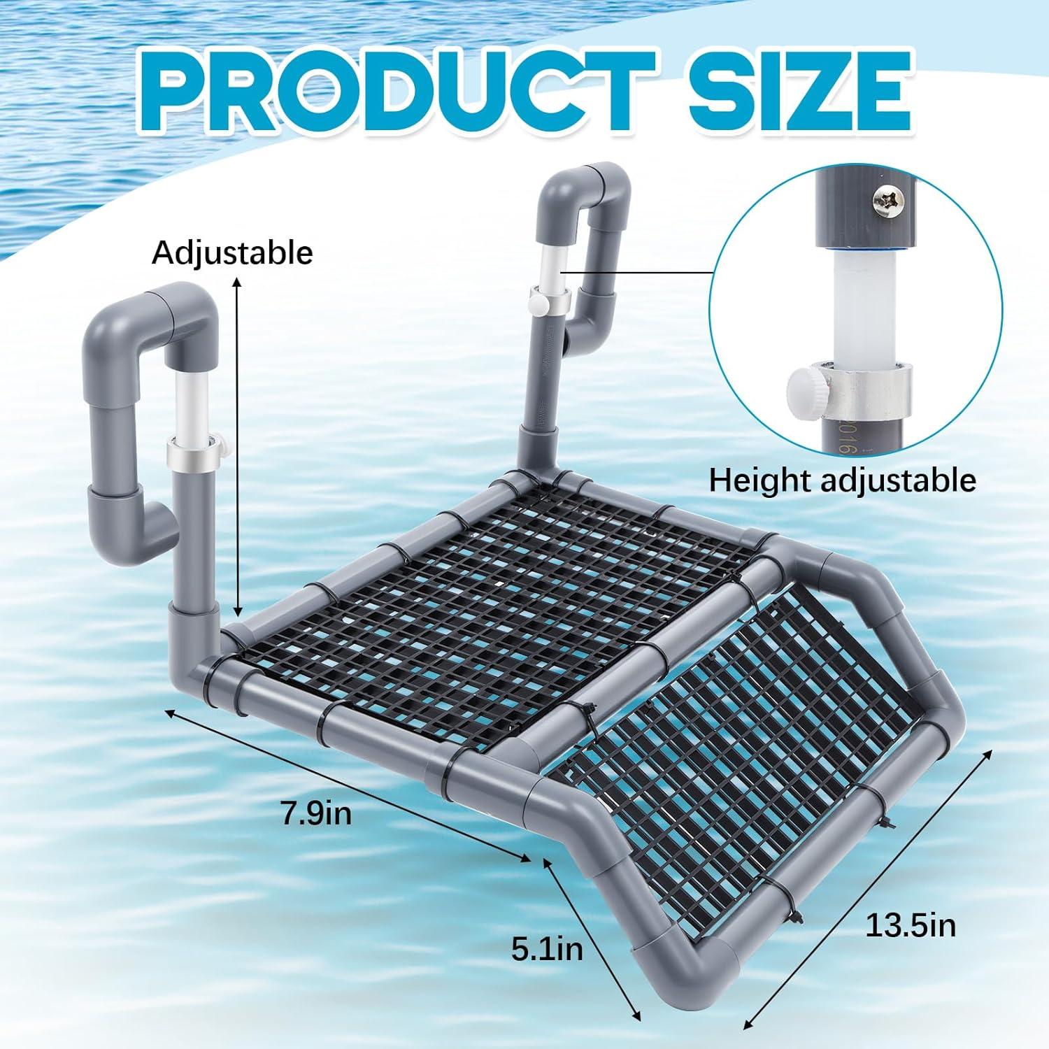 Plataforma de Sol Ajustable Chunful para Tortugas 40-90 Galones