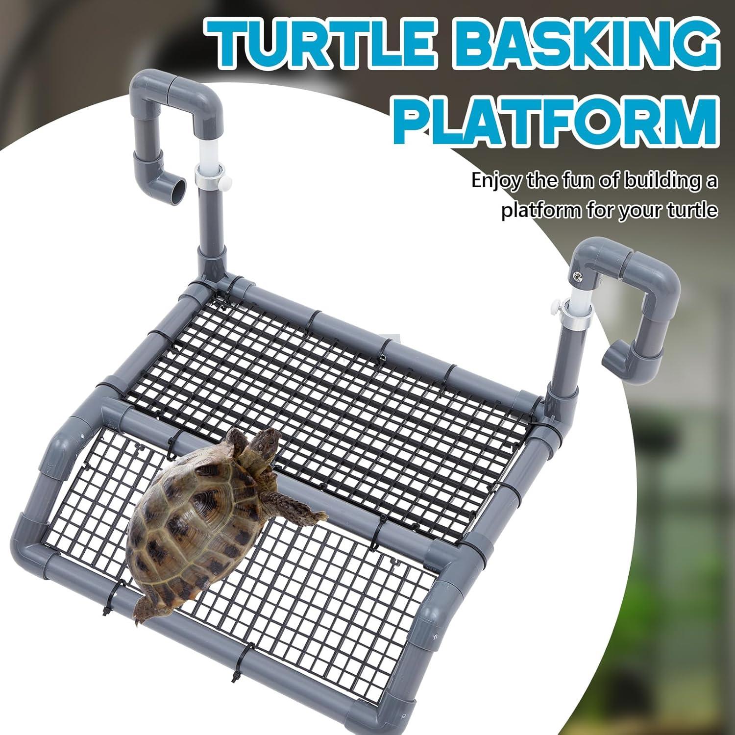 Plataforma de Sol Ajustable Chunful para Tortugas 40-90 Galones