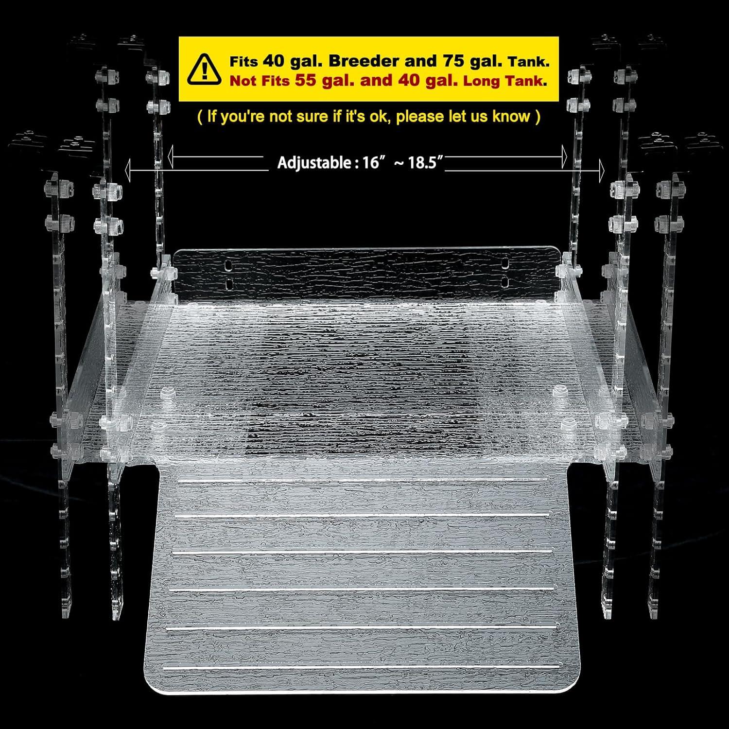 Plataforma de Solarium para Tortugas Leyouland 40-75 Galones