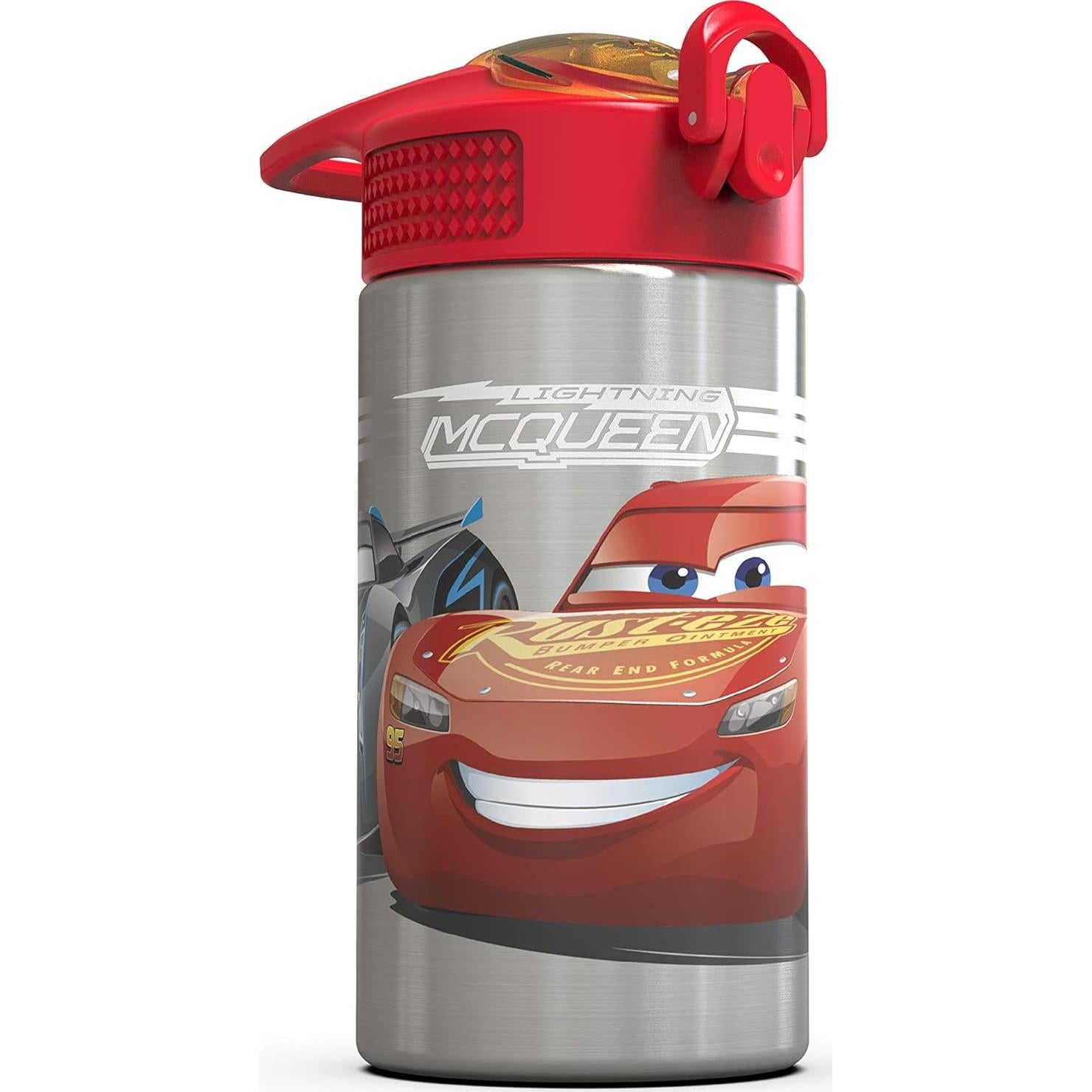 Botella de Agua Zak Designs Cars 3 15.5 oz Acero Inoxidable