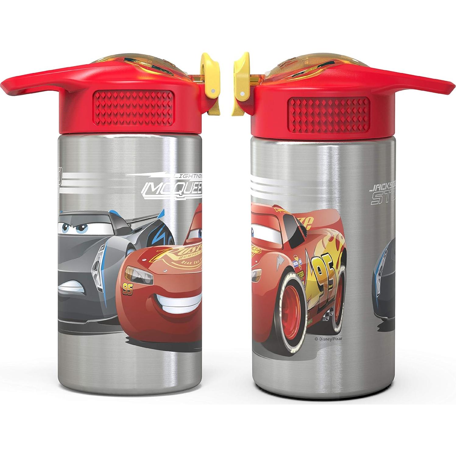 Botella de Agua Zak Designs Cars 3 15.5 oz Acero Inoxidable