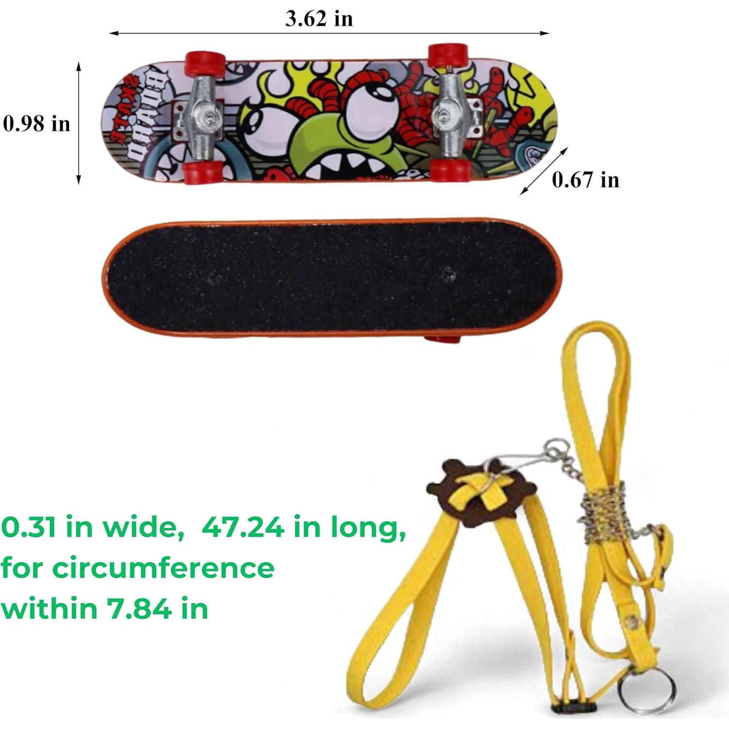 Correa Ajustable y Patineta para Tortugas PurrrfectionPet