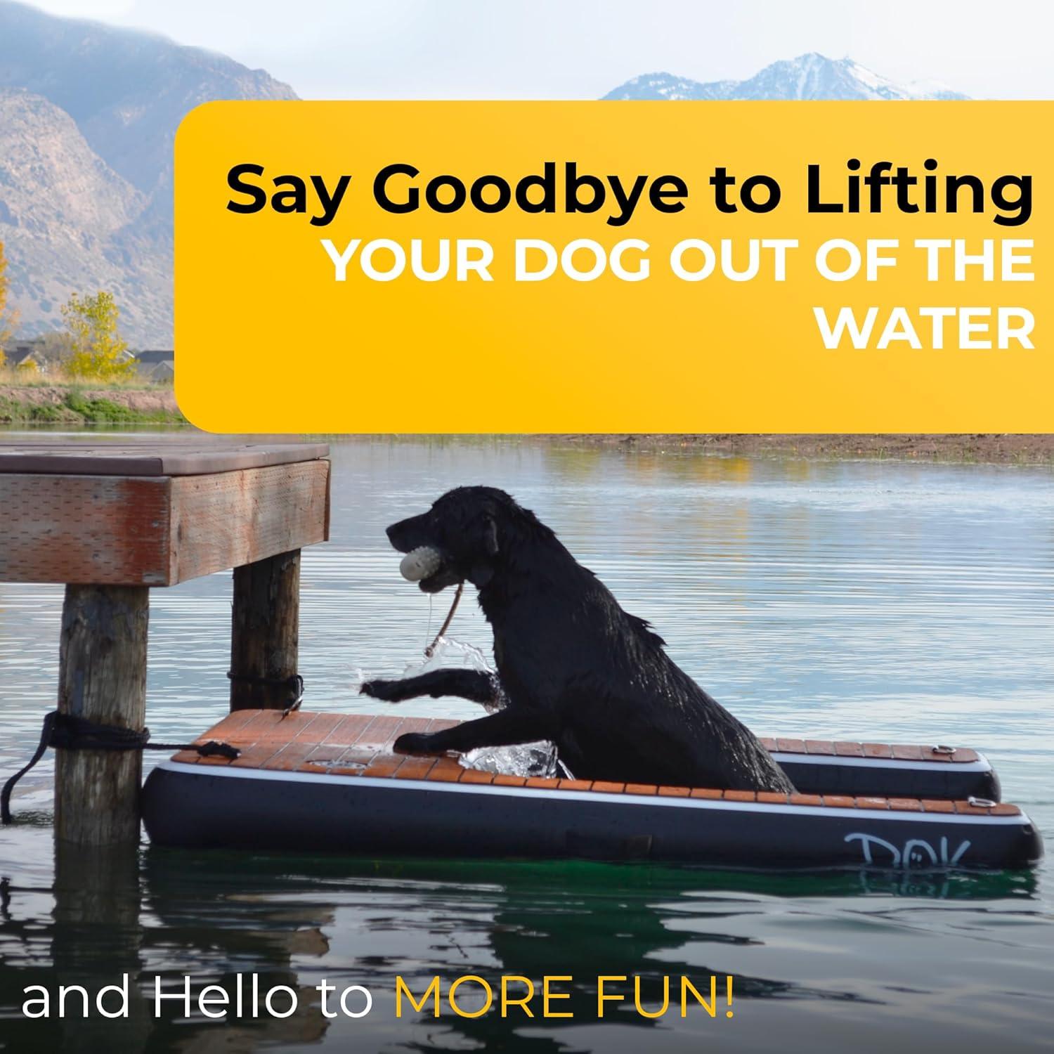 Rampa Inflable para Perros DOK Dog-DOK Mini 13.6kg PVC