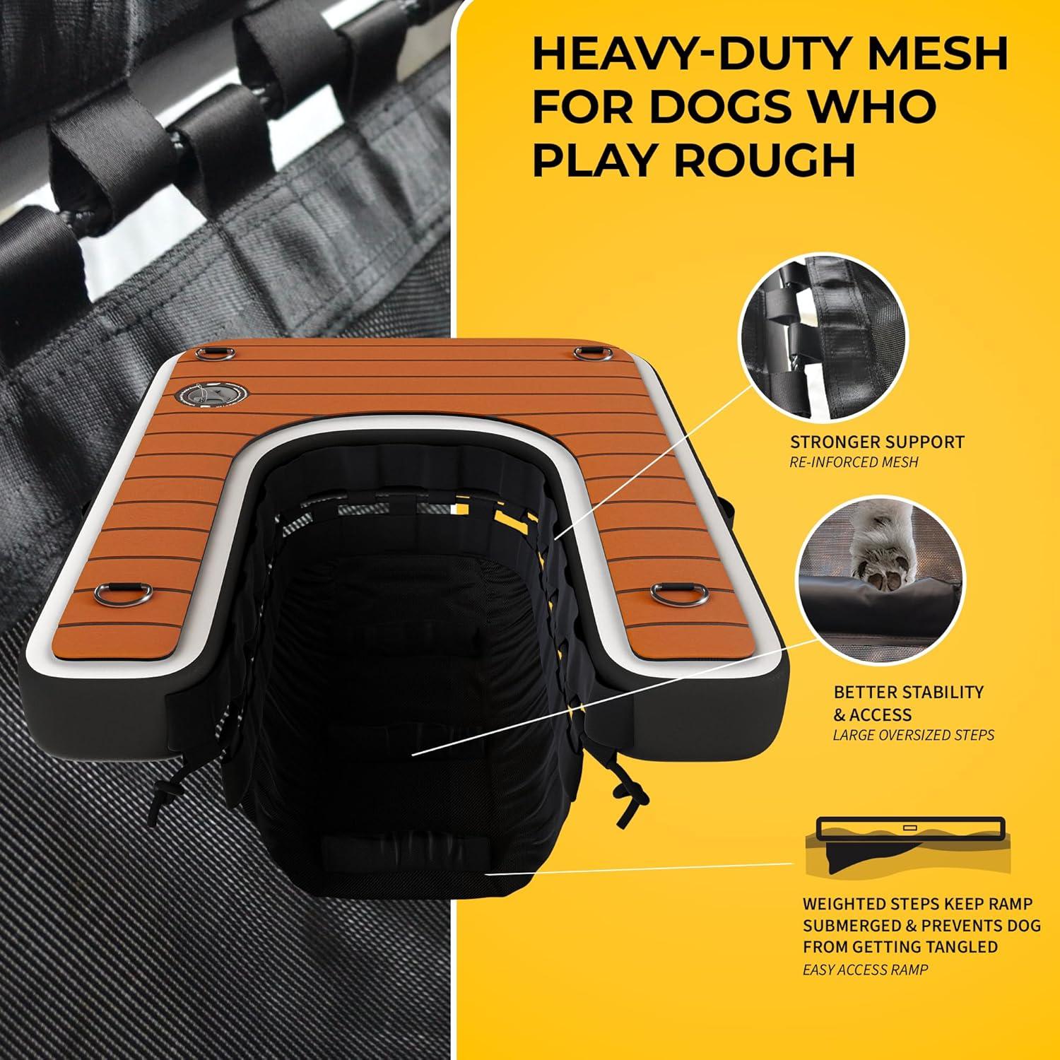 Rampa Inflable para Perros DOK Dog-DOK Mini 13.6kg PVC