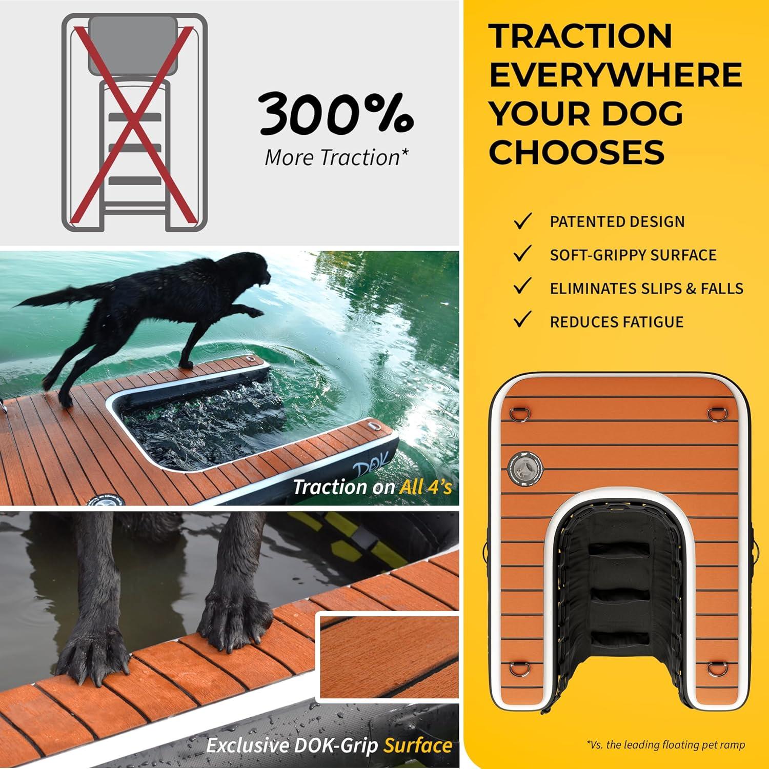 Rampa Inflable para Perros DOK Dog-DOK Mini 13.6kg PVC