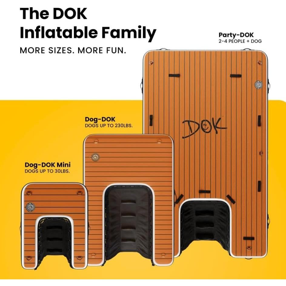 Rampa Inflable para Perros DOK Dog-DOK Mini 13.6kg PVC