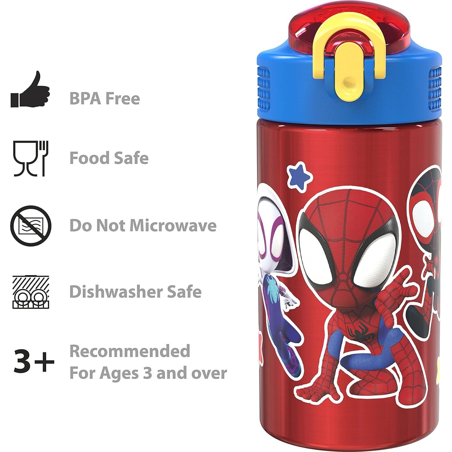 Botella de Agua Inoxidable Zak Spider-Man 15.5 oz