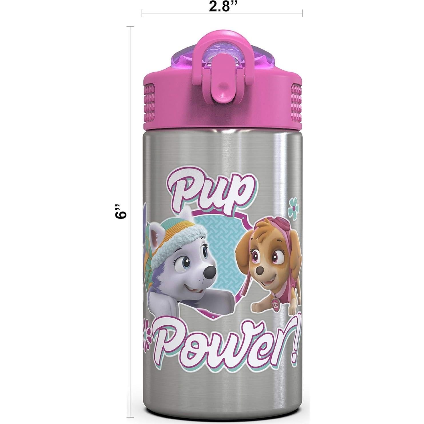 Botella de Agua Inoxidable Zak Designs Paw Patrol Skye 457ml