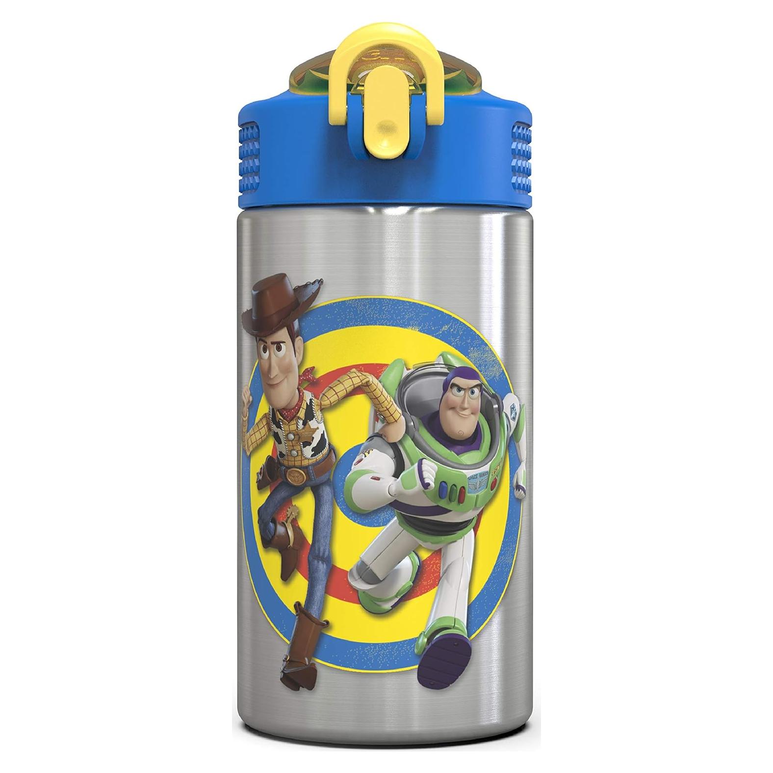 Botella de Agua Zak Designs Toy Story 4 450 ml con Popote