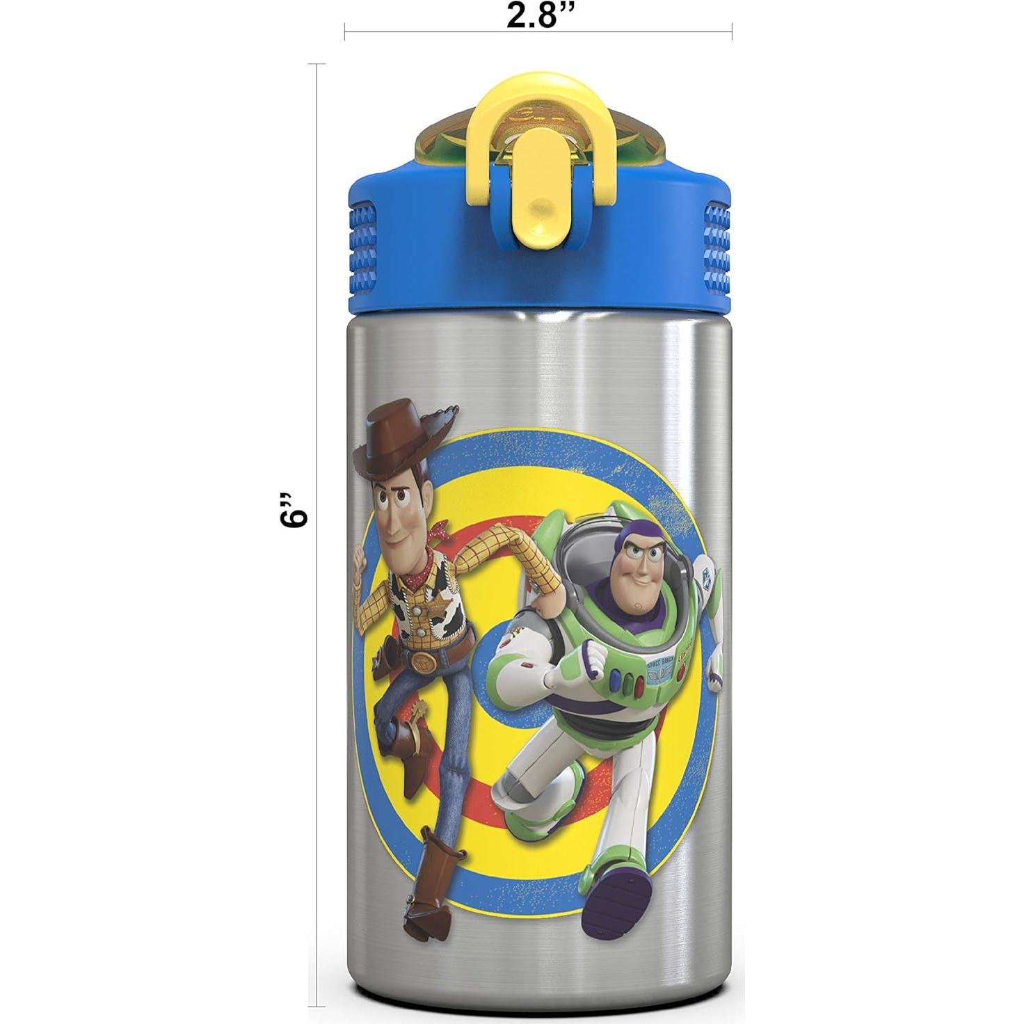 Botella de Agua Zak Designs Toy Story 4 450 ml con Popote