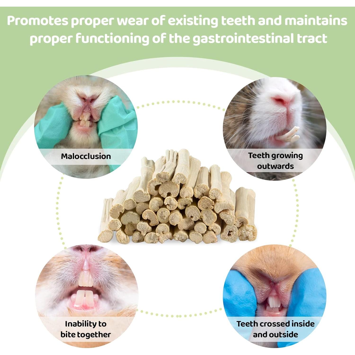 Palitos de Madera de Bambú Dulce Sukh 240g para Conejos