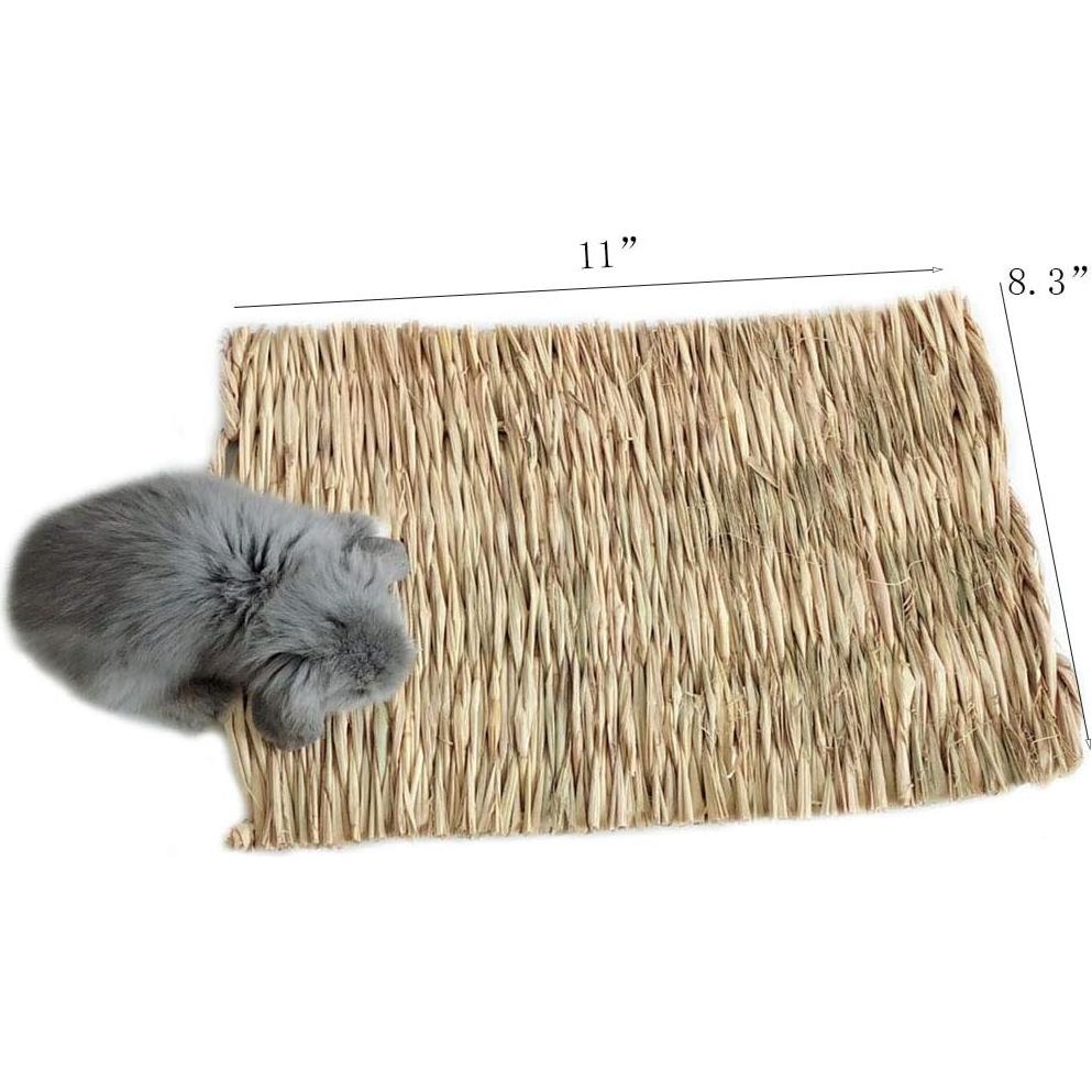 Alfombra de Hierba Natural Hamiledyi para Mascotas - 3 Piezas