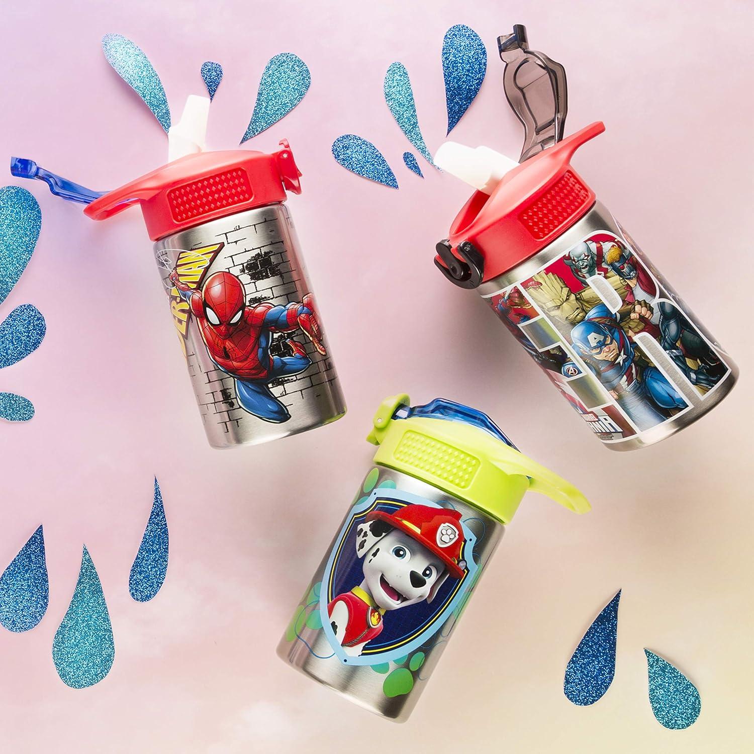 Botella de Agua Inoxidable Zak Designs 0.44L Spiderman