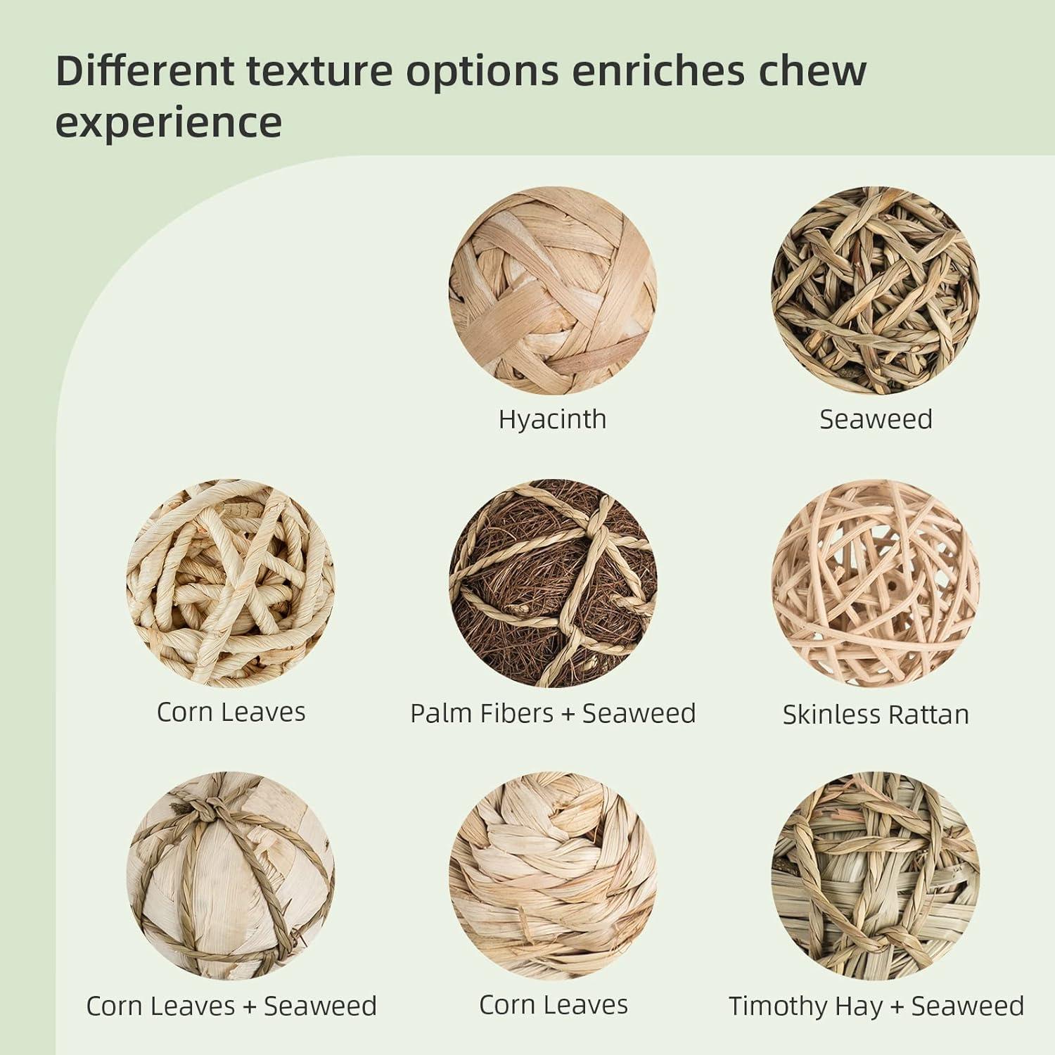 Bolas de Juego para Animales Pequeños Andwe - Paquete de 8