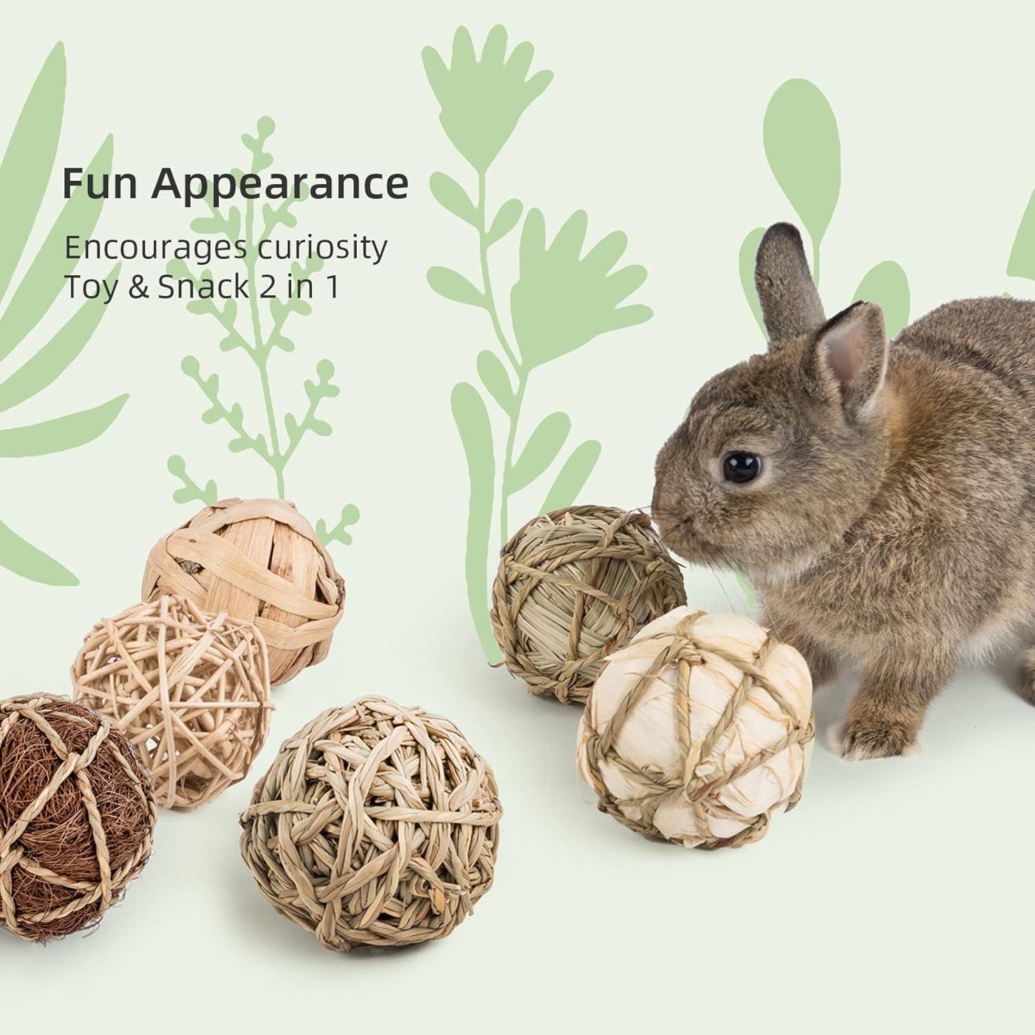 Bolas de Juego para Animales Pequeños Andwe - Paquete de 8