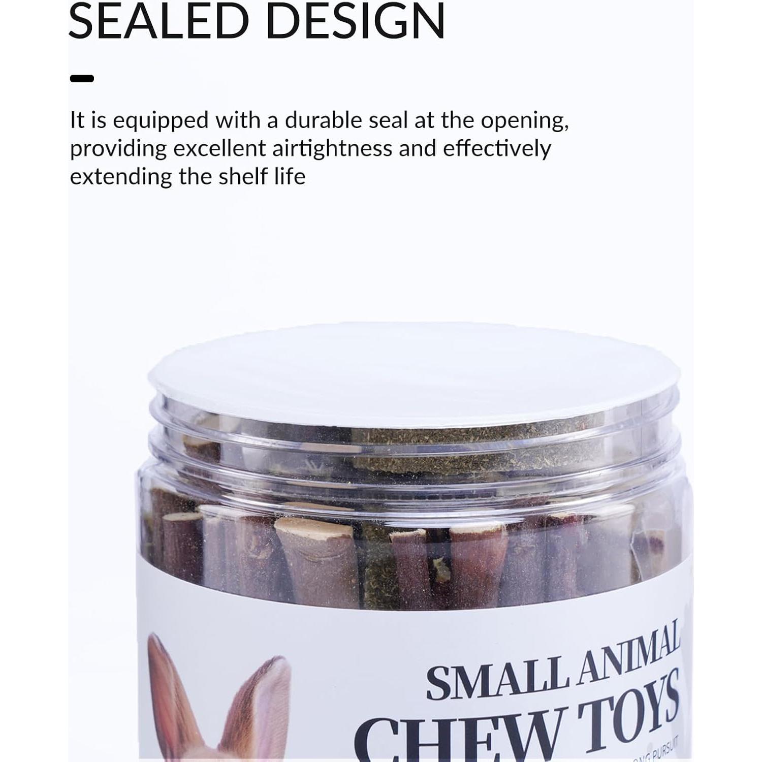 Set de Juguetes para Roer Conejos y Hámsteres JOUSONTY 50-60 Pcs