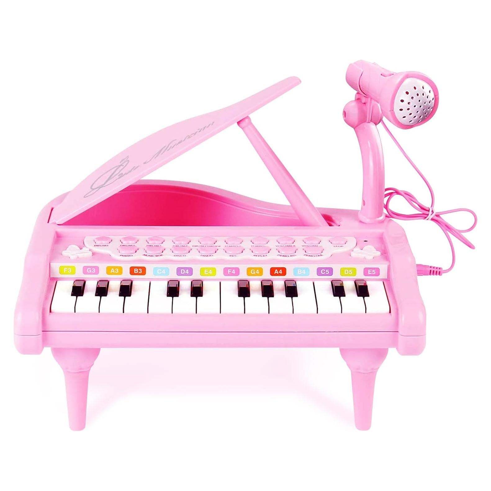 Teclado Piano Electrónico 24 Teclas - Juguete para Niñas