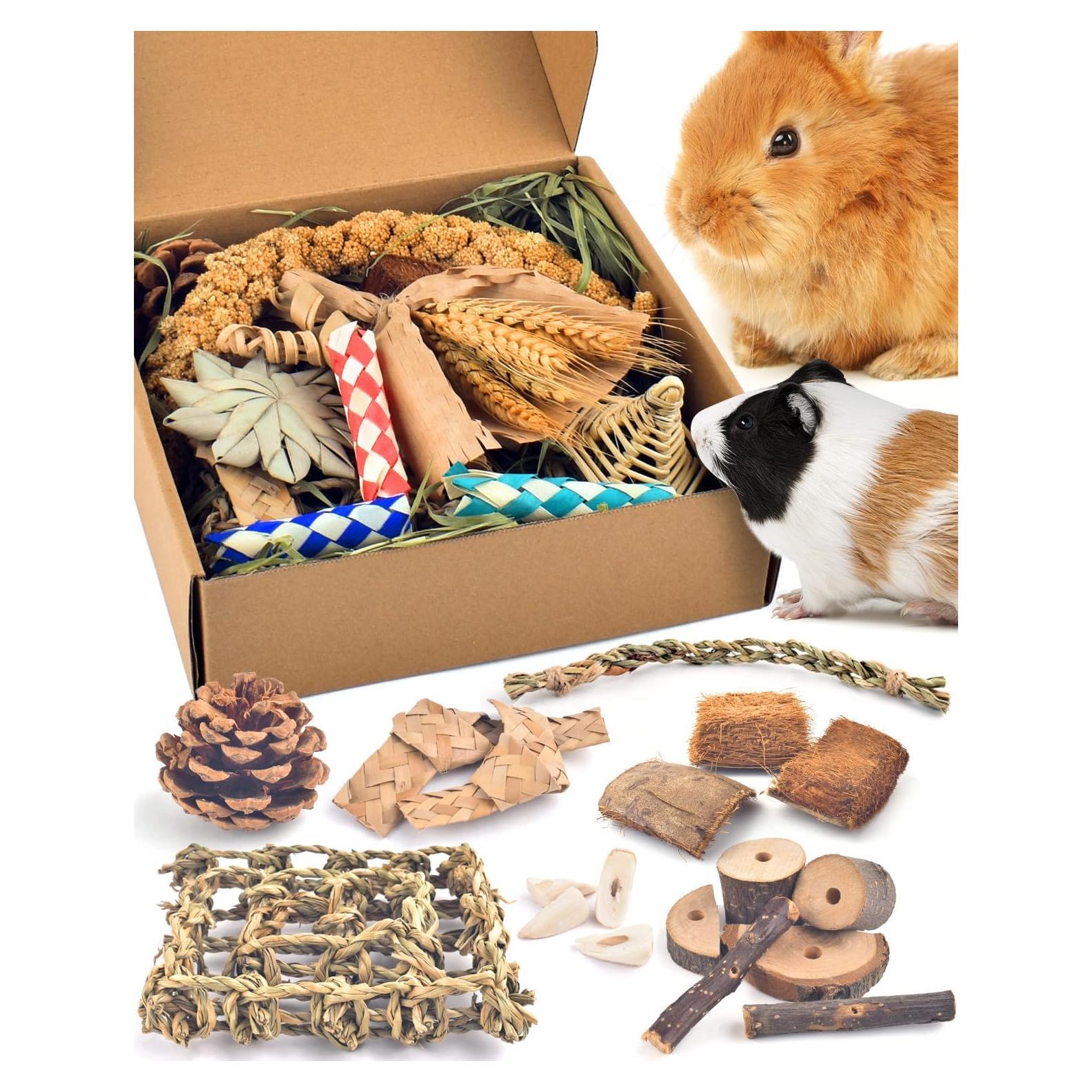 Juguete de Masticar Bissap para Conejos y Roedores 20cm