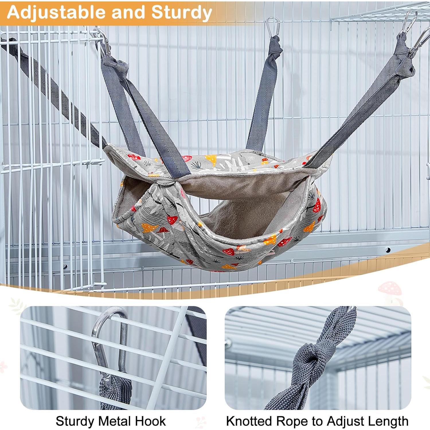 Hamaca para Hurones Glittme Paquete de 4 Accesorios Lavables