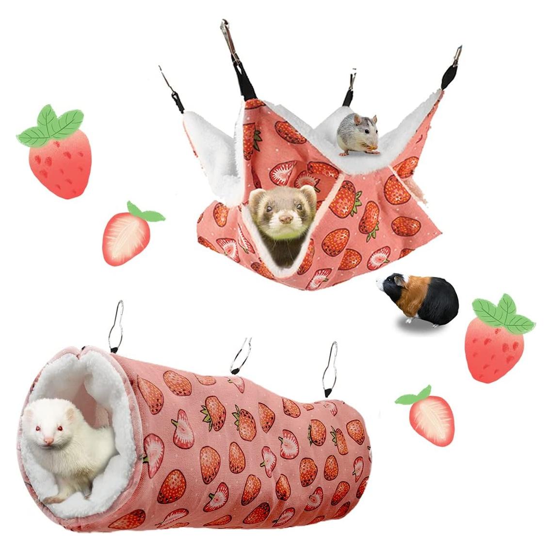 Hamaca y Túnel para Mascotas LYART 35x50cm Suave y Cálido