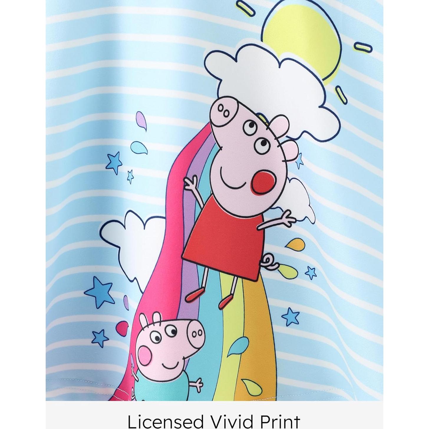 Vestido sin mangas Peppa Pig para niñas 2T con mariposas