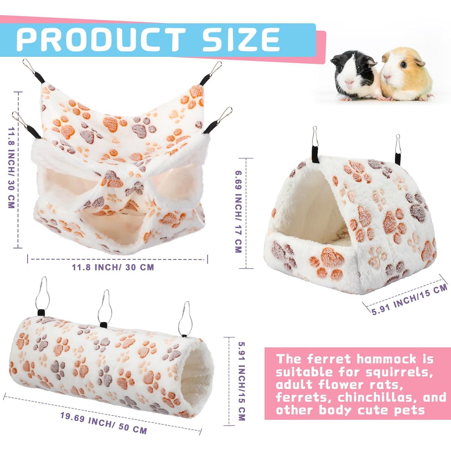 Hamaca para Ratas Abbylike 9 Piezas 3 Niveles Accesorios