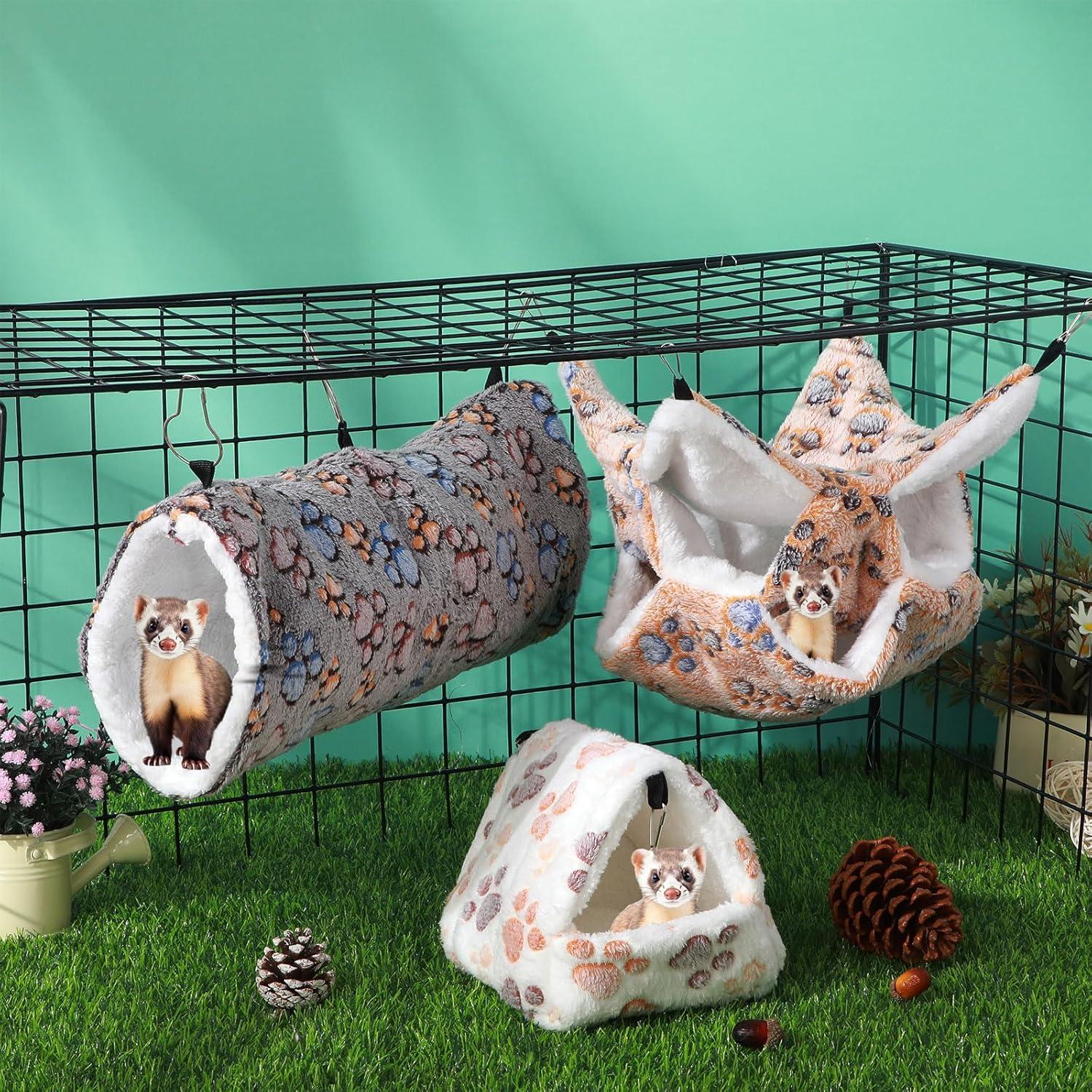 Hamaca para Ratas Abbylike 9 Piezas 3 Niveles Accesorios