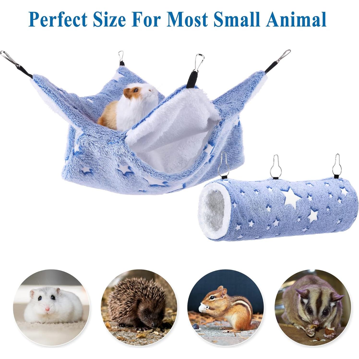 Hamaca y Túnel Colgante Luminoso Mogoko para Mascotas Pequeñas