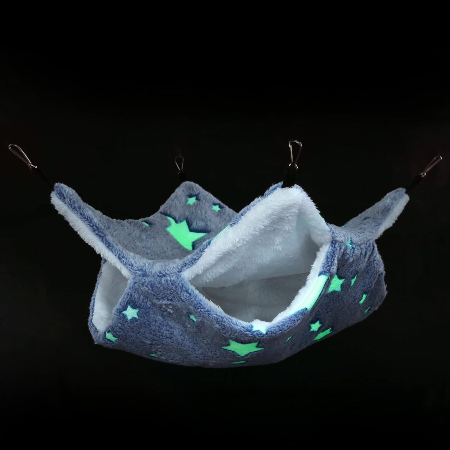 Hamaca y Túnel Colgante Luminoso Mogoko para Mascotas Pequeñas