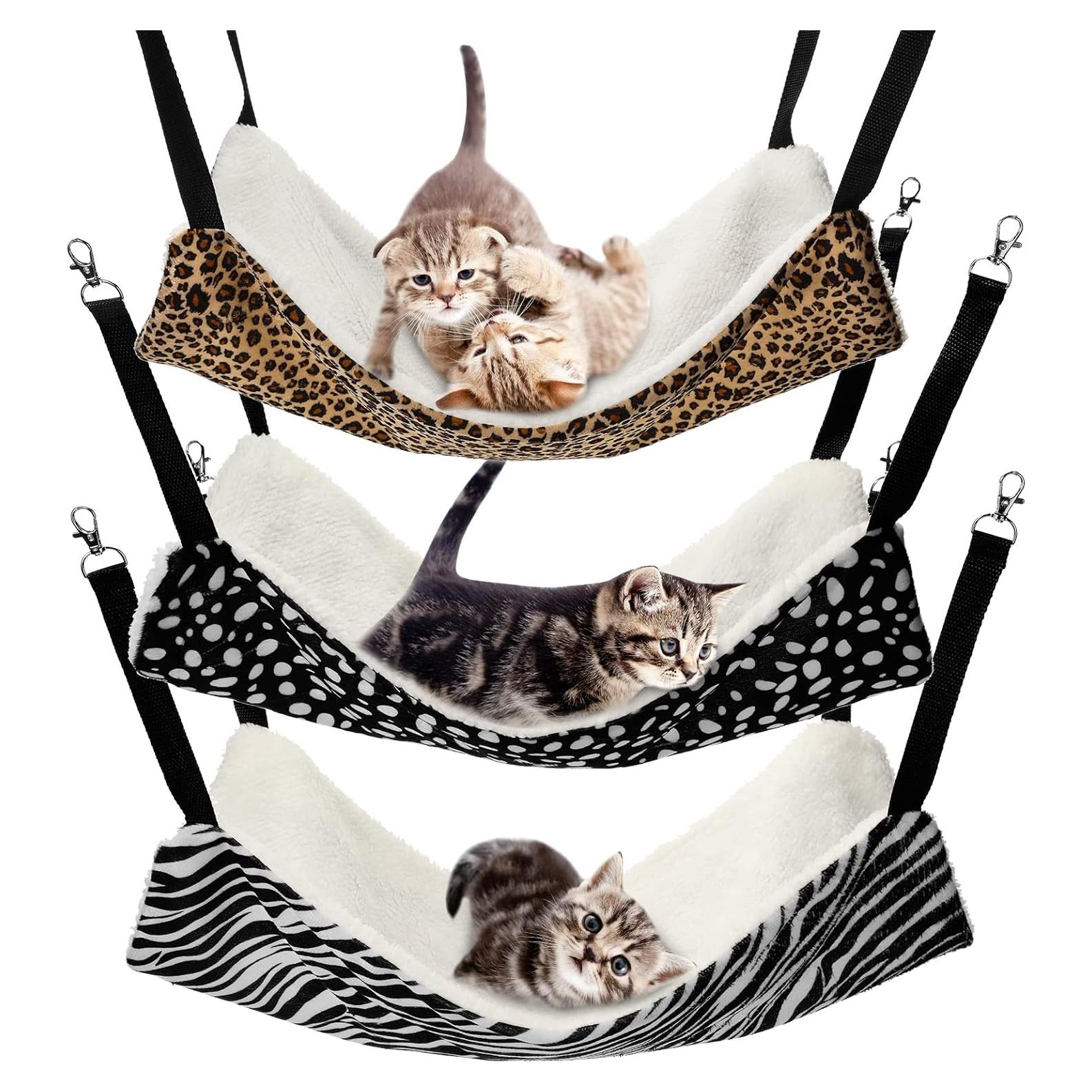 Hamaca Colgante Reversible BBTO para Mascotas Pequeñas 53x35cm