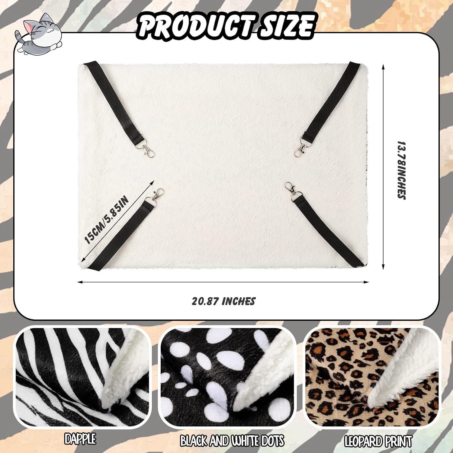 Hamaca Colgante Reversible BBTO para Mascotas Pequeñas 53x35cm