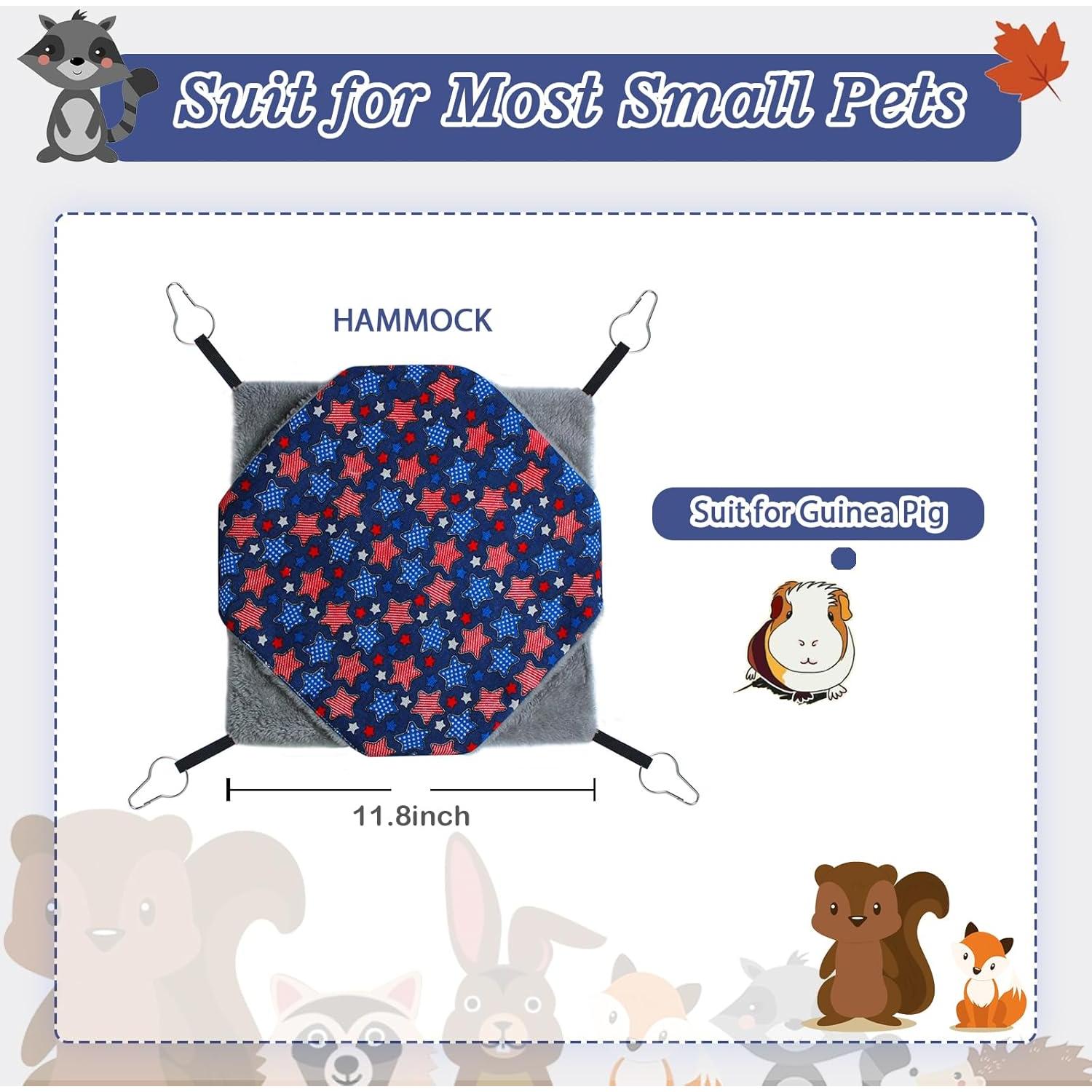 Hamaca para Mascotas Pequeñas Petonfun 30x30 cm Azul