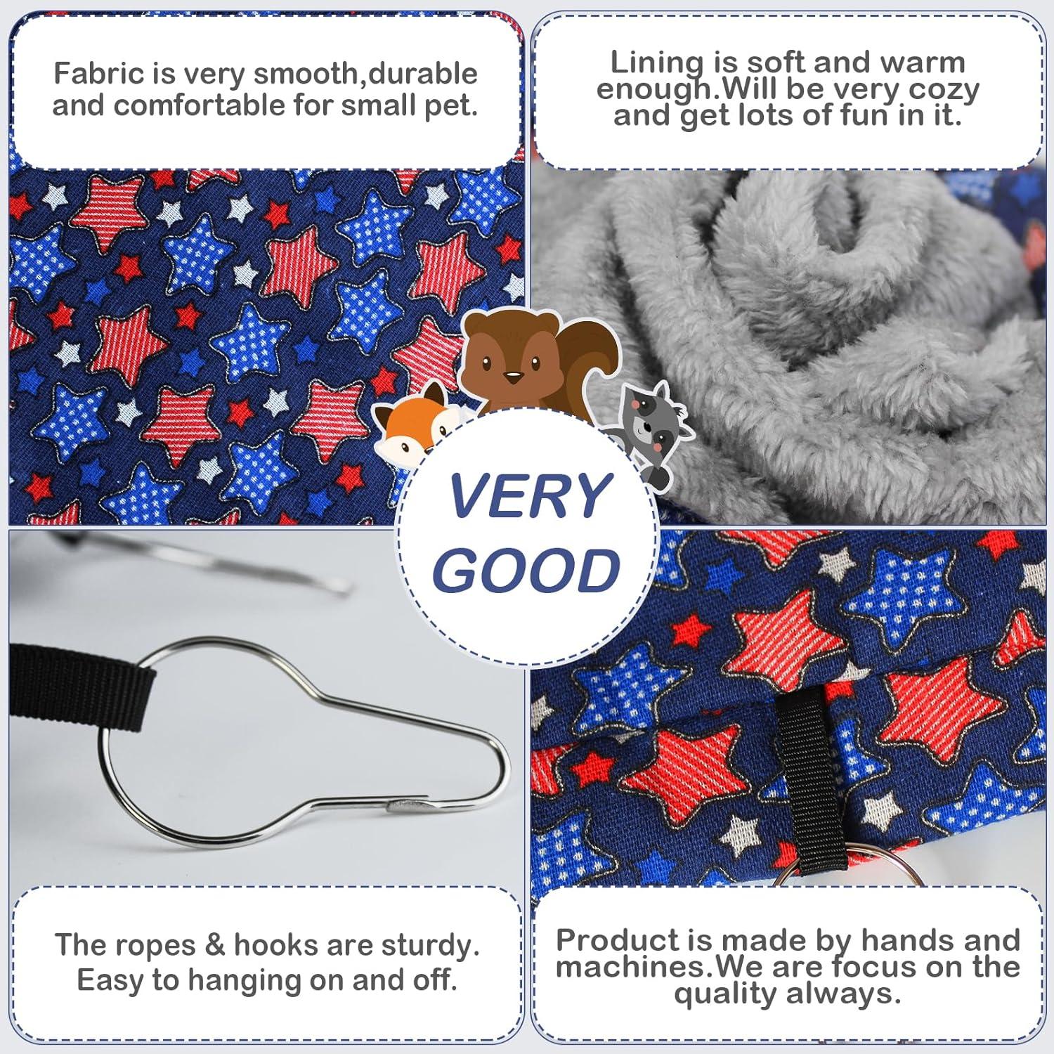 Hamaca para Mascotas Pequeñas Petonfun 30x30 cm Azul