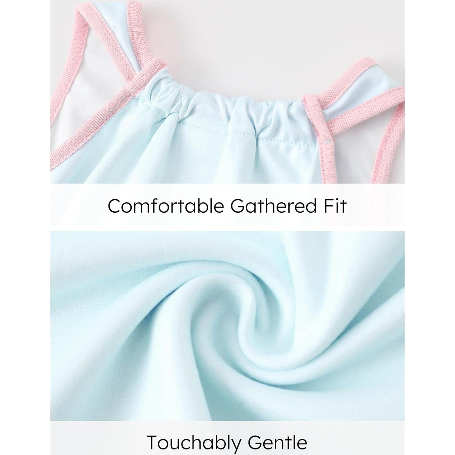 Vestido sin mangas Peppa Pig para niñas 3-4T azul con mariposas